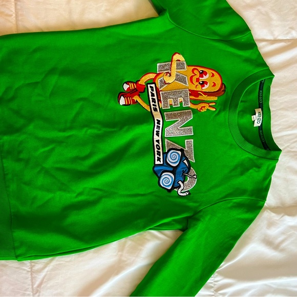Kenzo Tops - XS green Kenzo sweater excellent condition for women